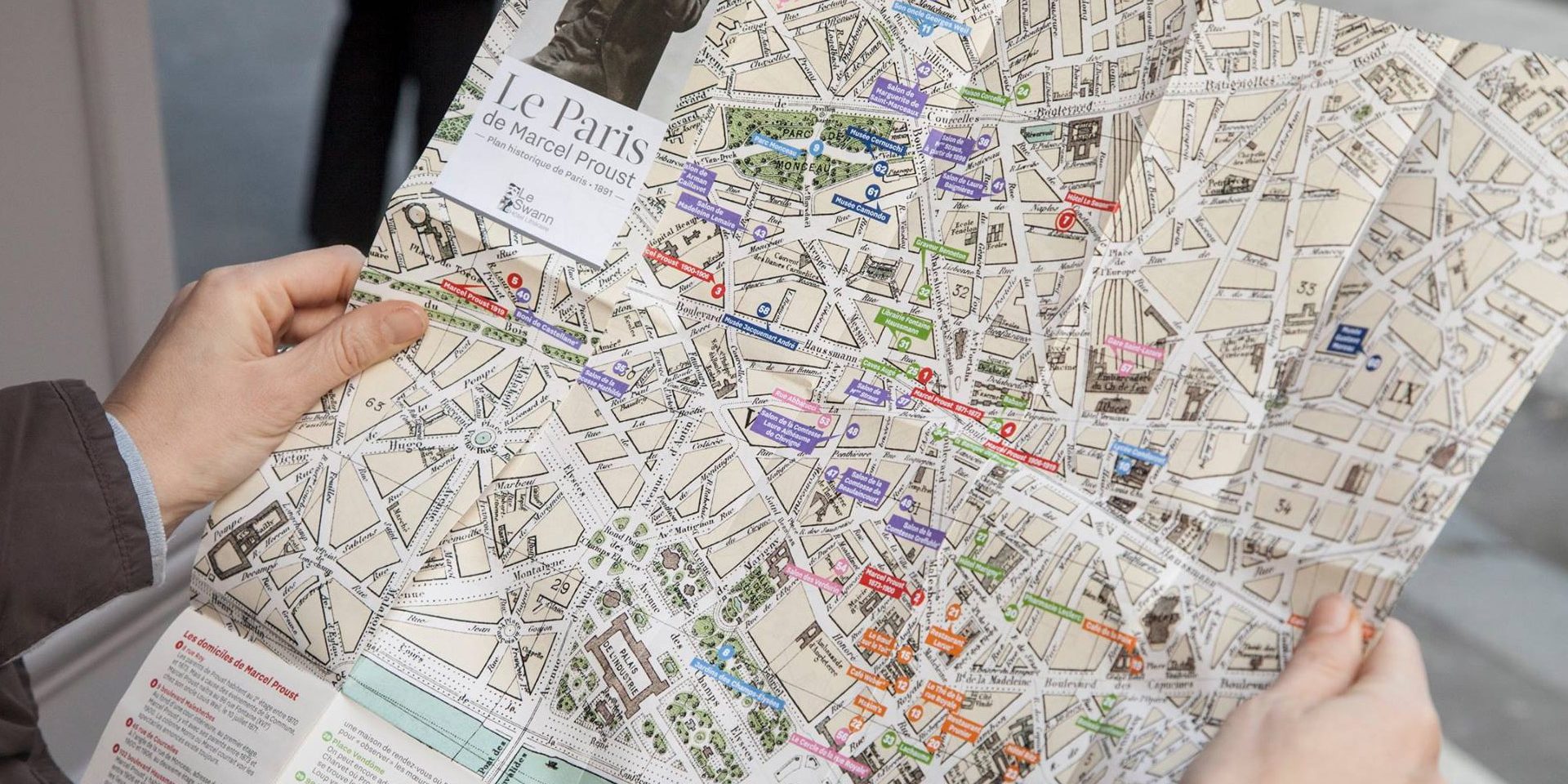 Plan du Paris de Proust