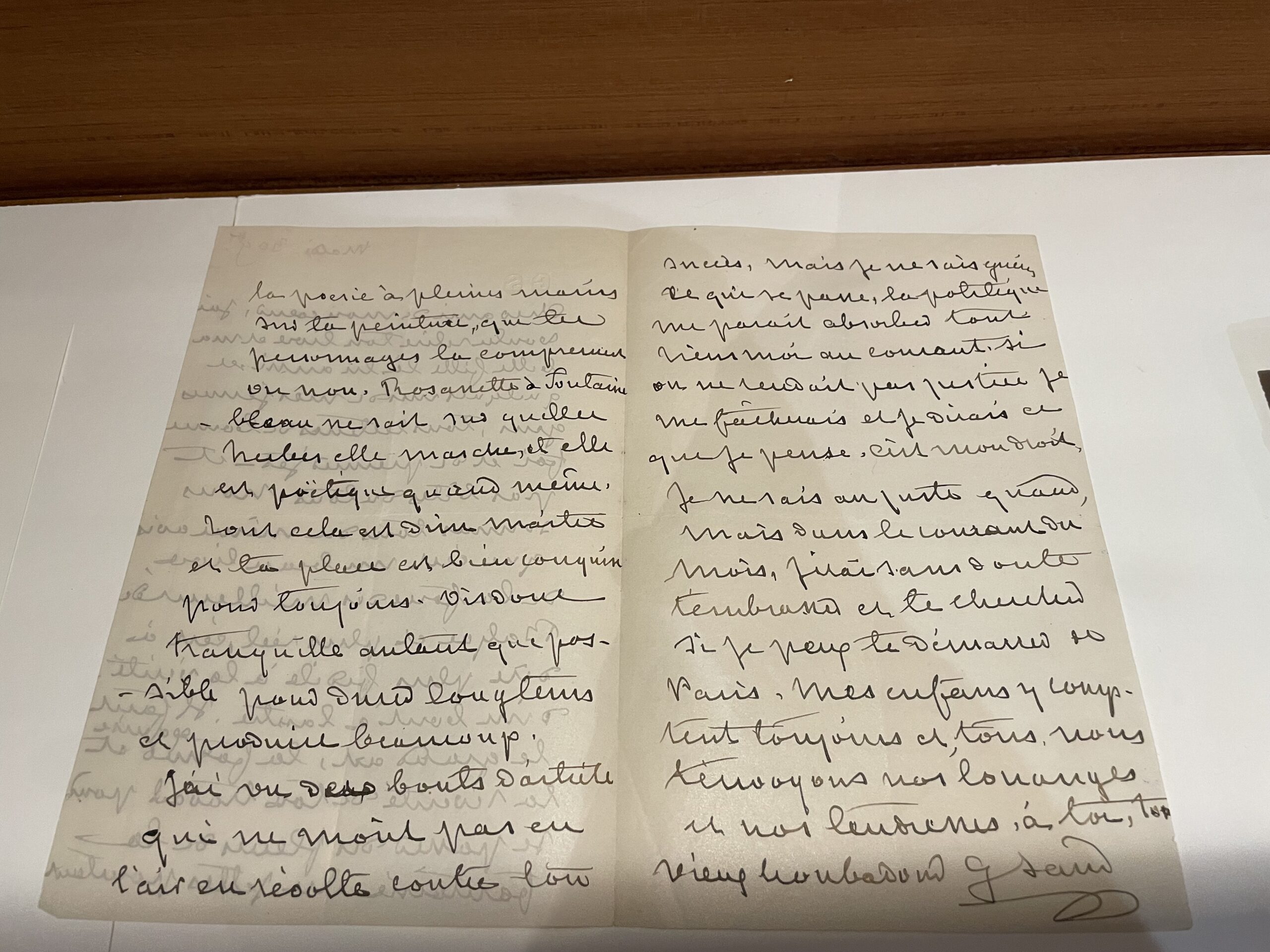 Ionesco et Sand au Swann, en leurs manuscrits Entretien avec