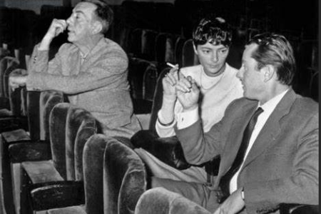 Marcel Aymé, Annabel et Bernard Buffet lors de Patron